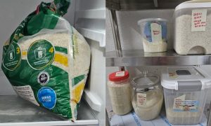 cara simpan beras