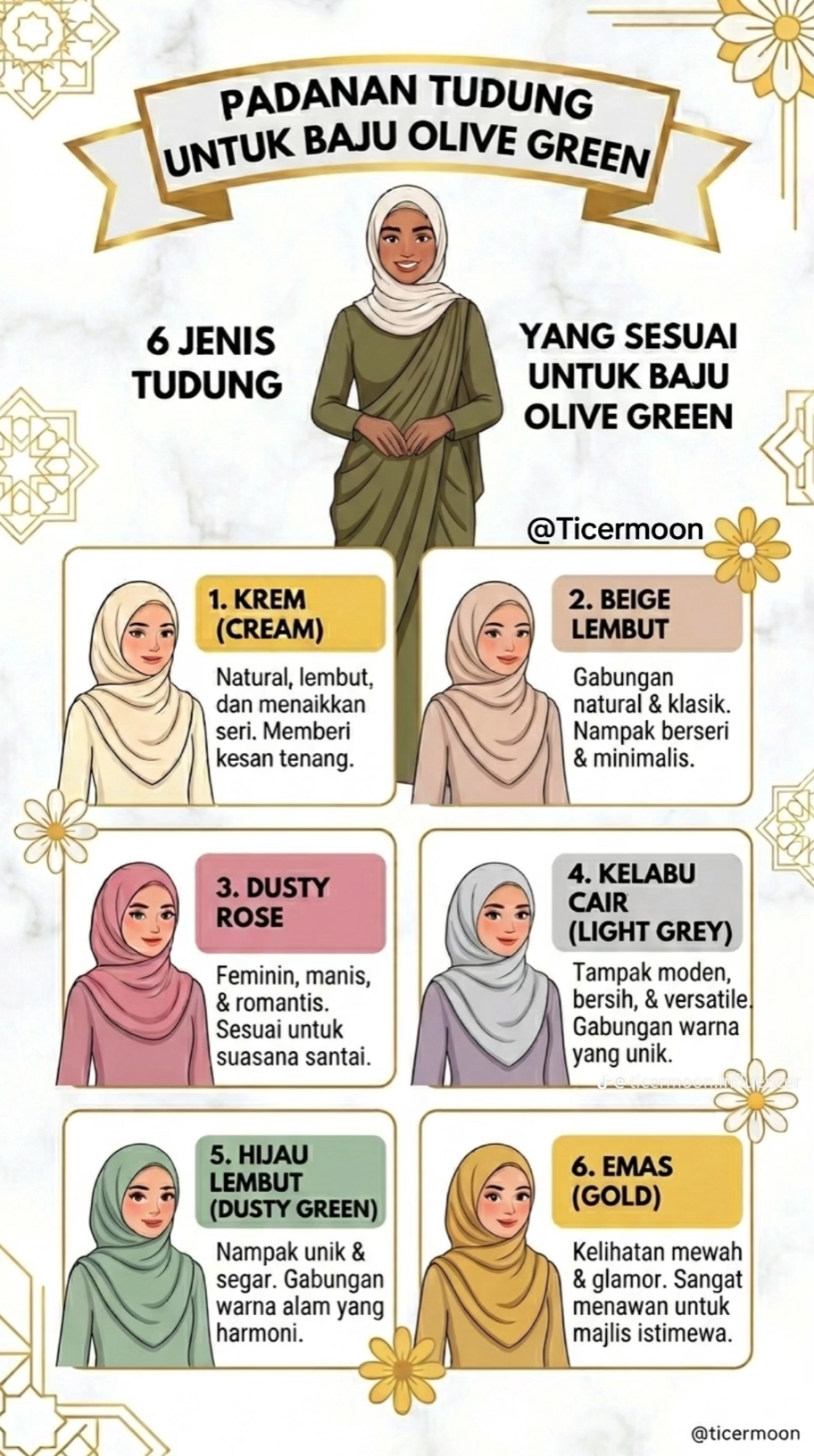 PADANAN WARNA TUDUNG