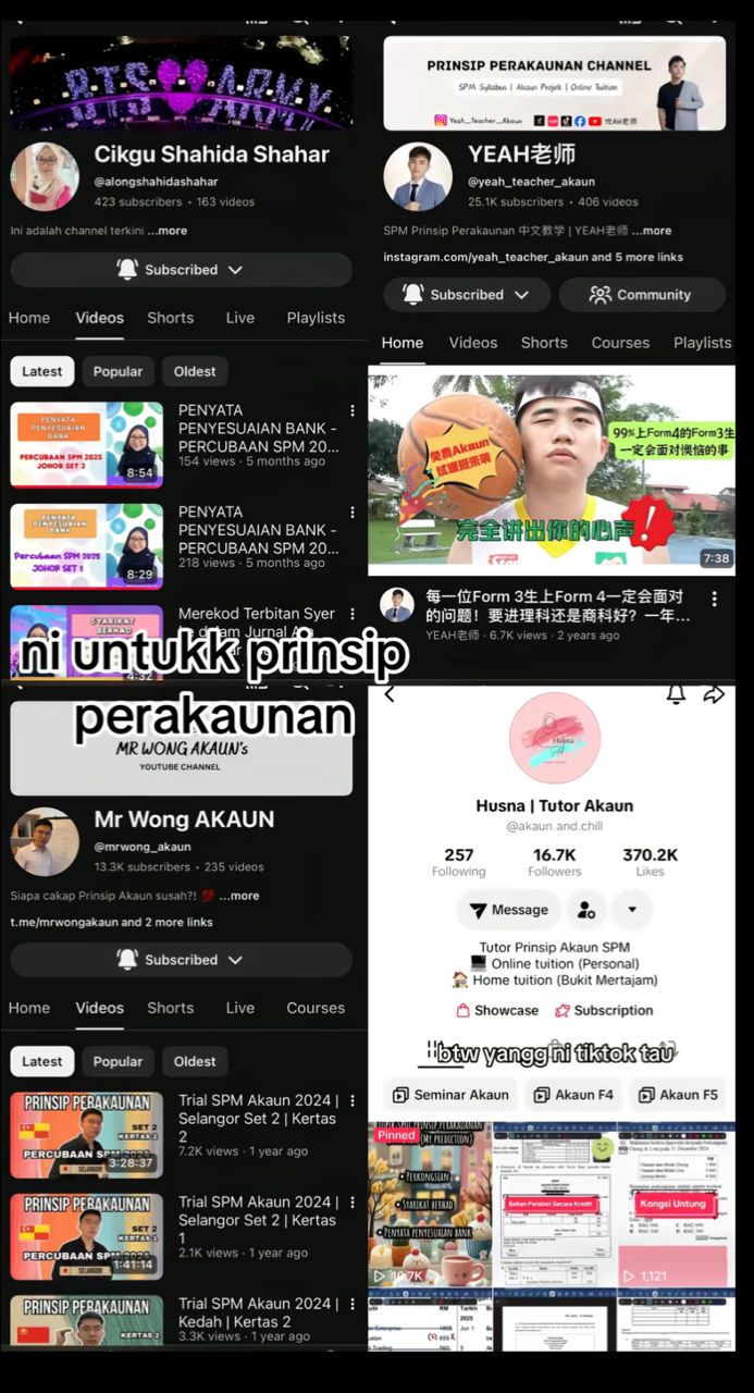 YOUTUBE CHANNEL