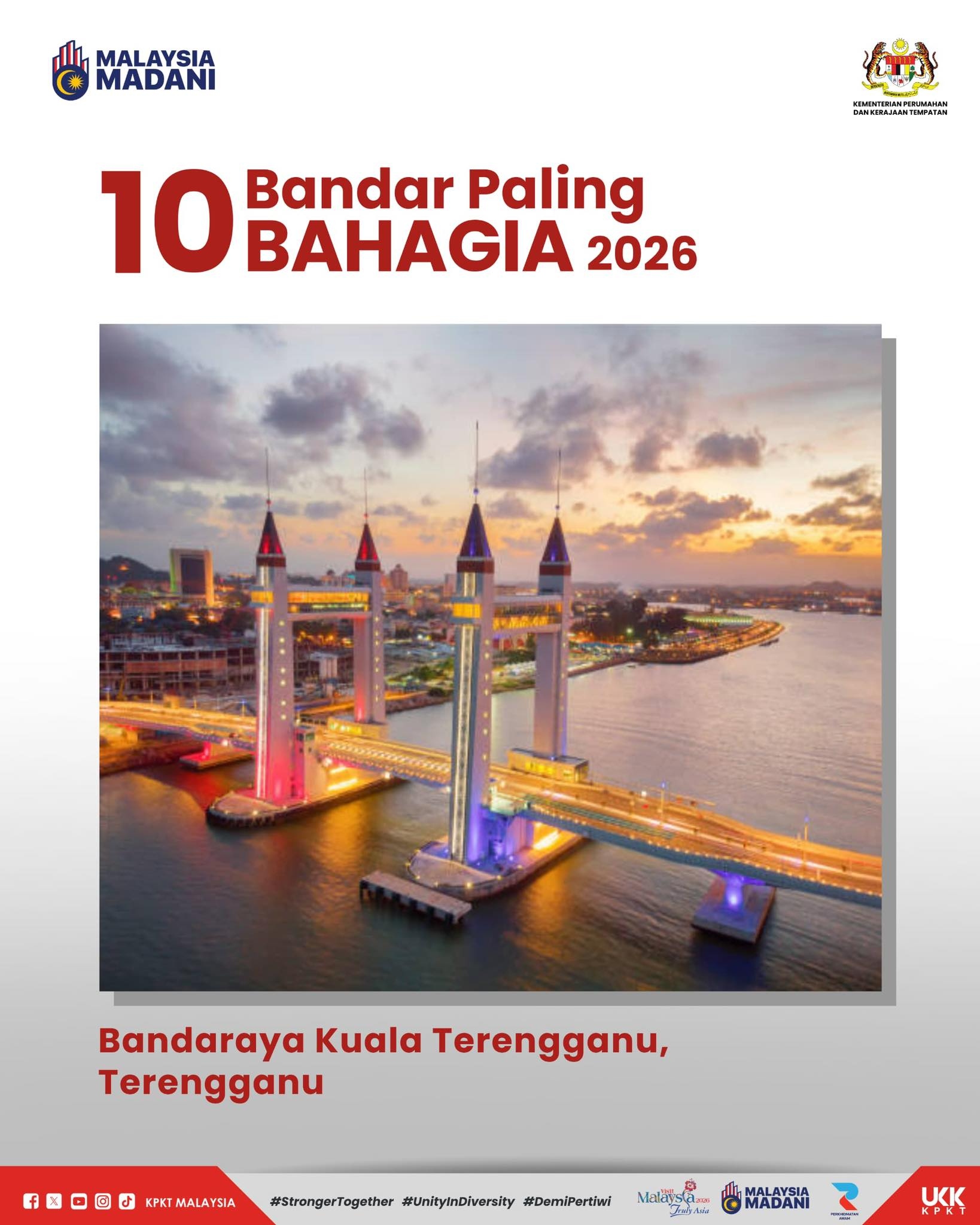 bandar paling bahagia
