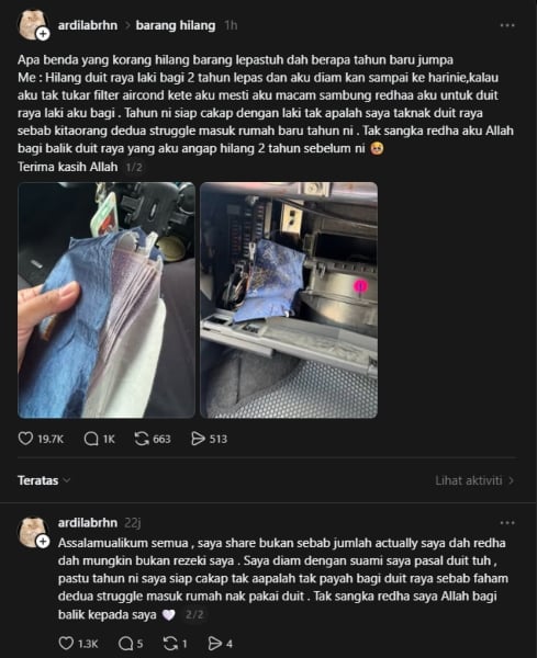 barang hilang