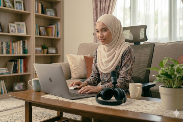 bekerja dari rumah