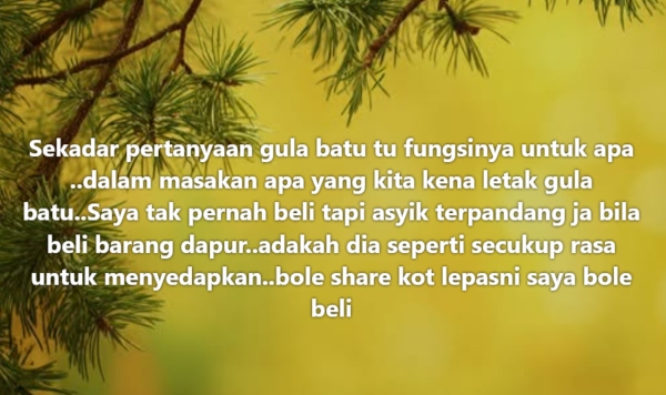 gula batu