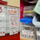 label barang