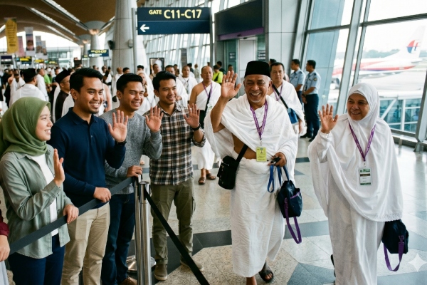 mak ayah pergi haji