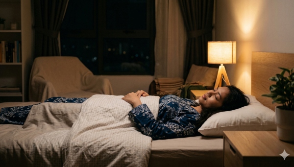 tidur pakai coli