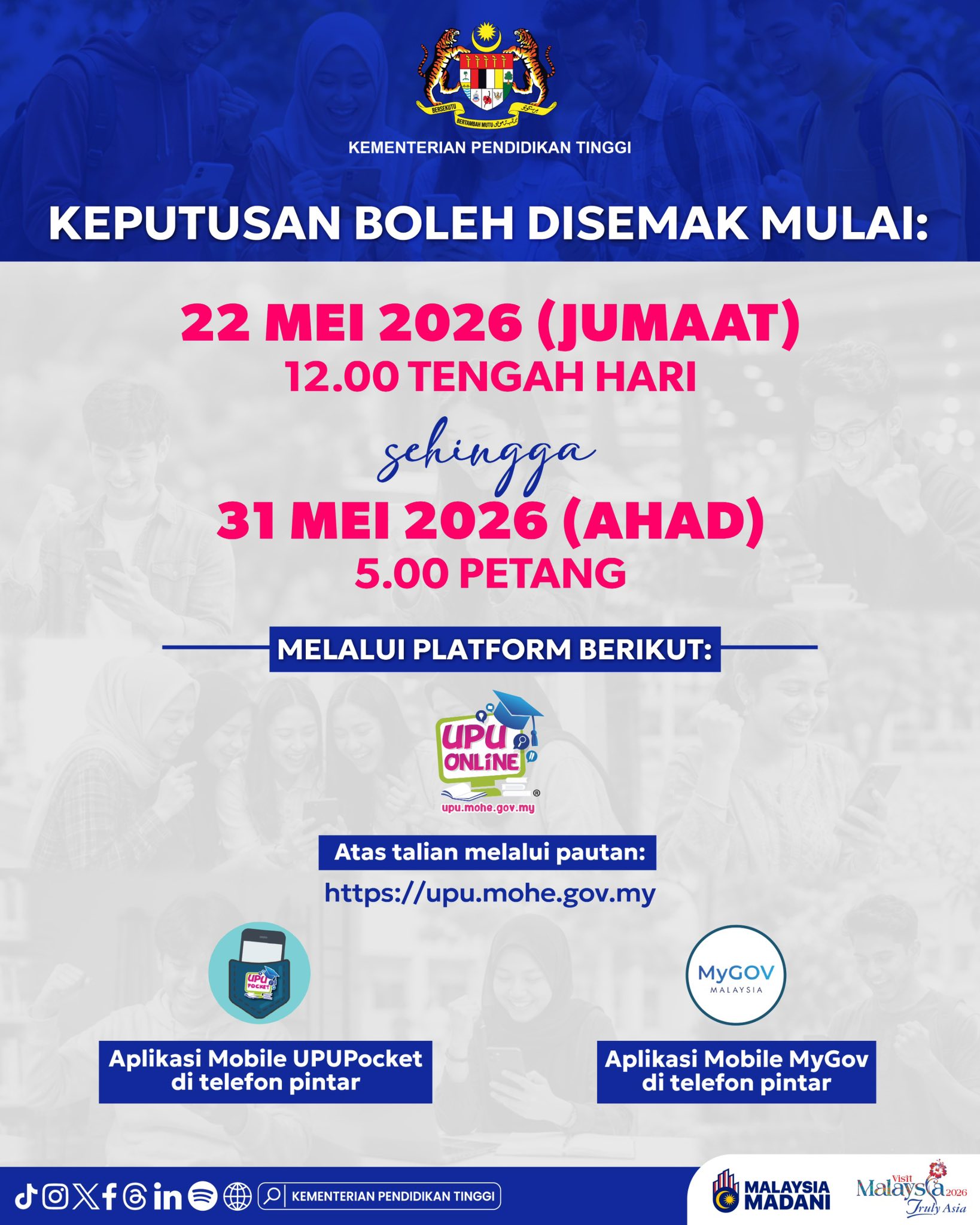 SEMAKAN KEPUTUSAN UPU 2026
