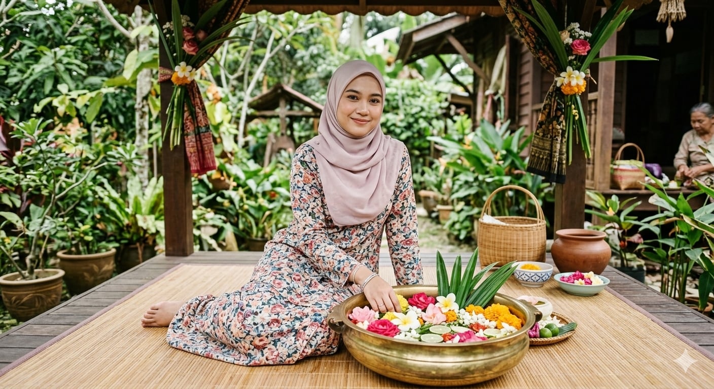 amalan mandi bunga 