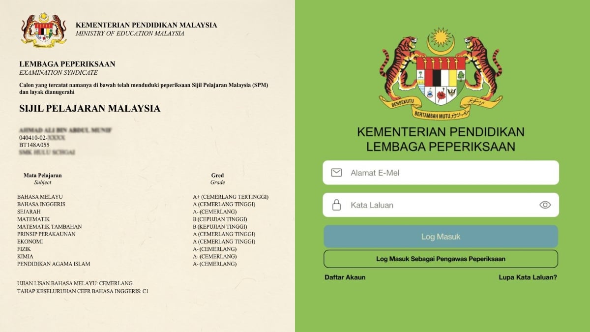 sijil SPM online