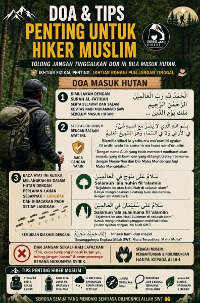 doa masuk hutan