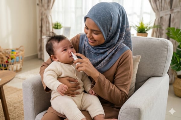 nasal spray untuk bayi