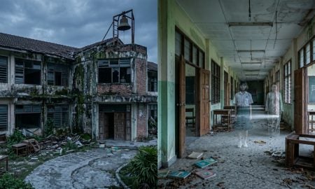 sekolah berhantu