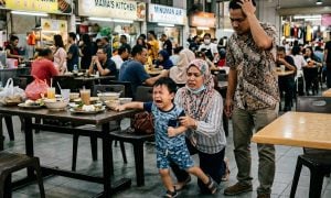 anak menjerit