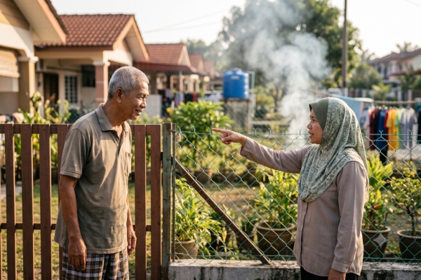 bakar sampah
