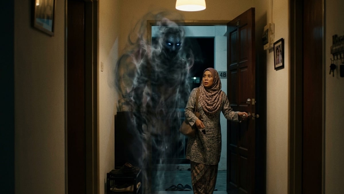 jin masuk rumah