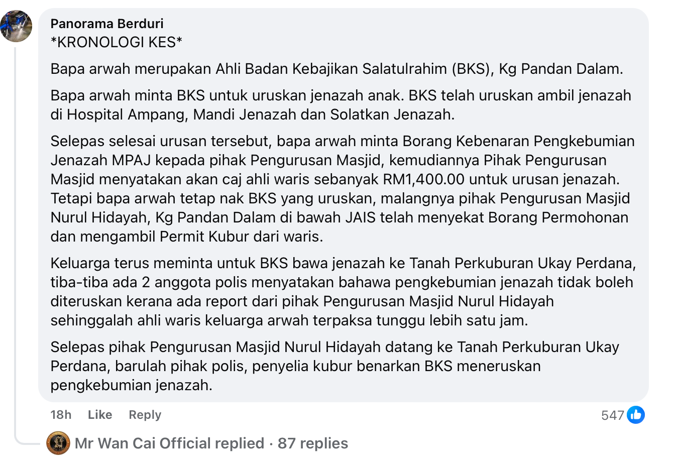 PENGEBUMIAN JENAZAH