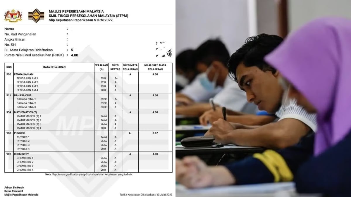 keputusan STPM 2025