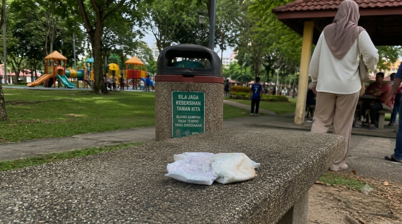 lampin pakai buang