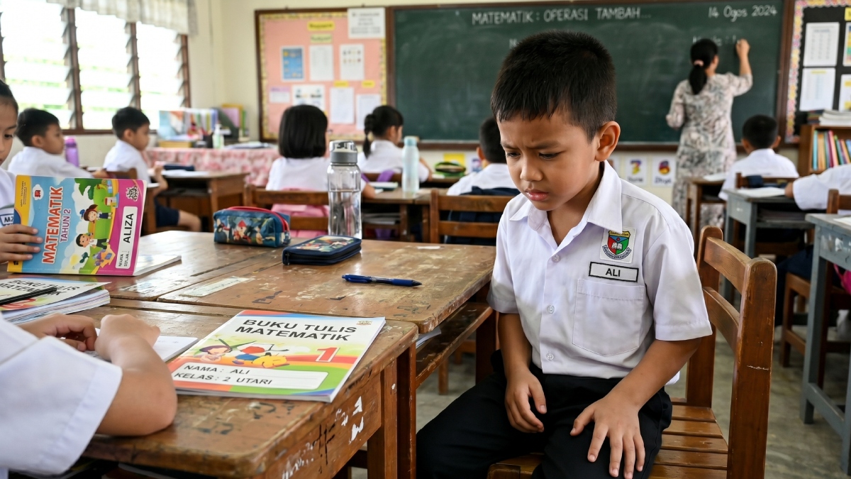 lupa bawa buku