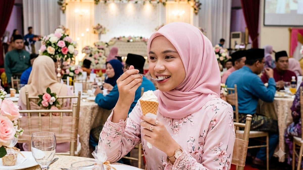 makan aiskrim