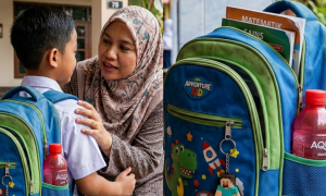 pergi sekolah