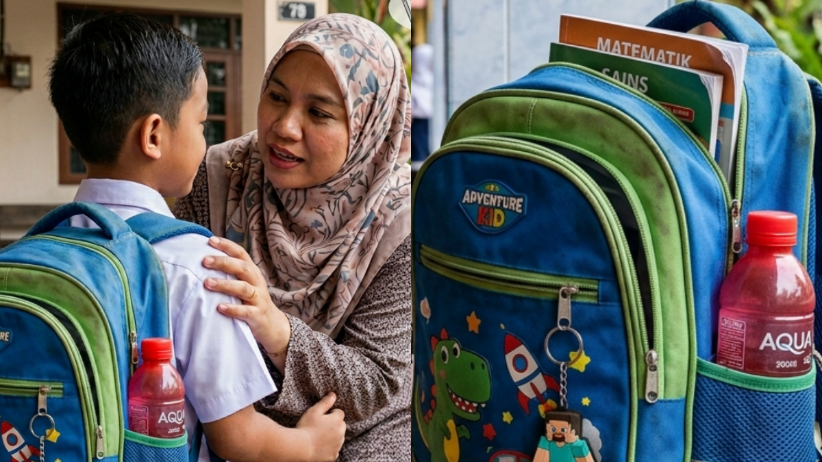 pergi sekolah
