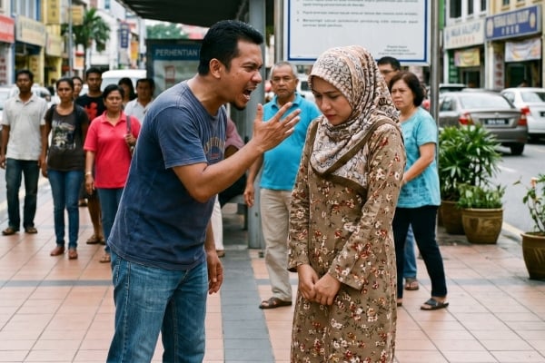 tengking isteri