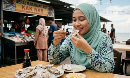 tiram mentah