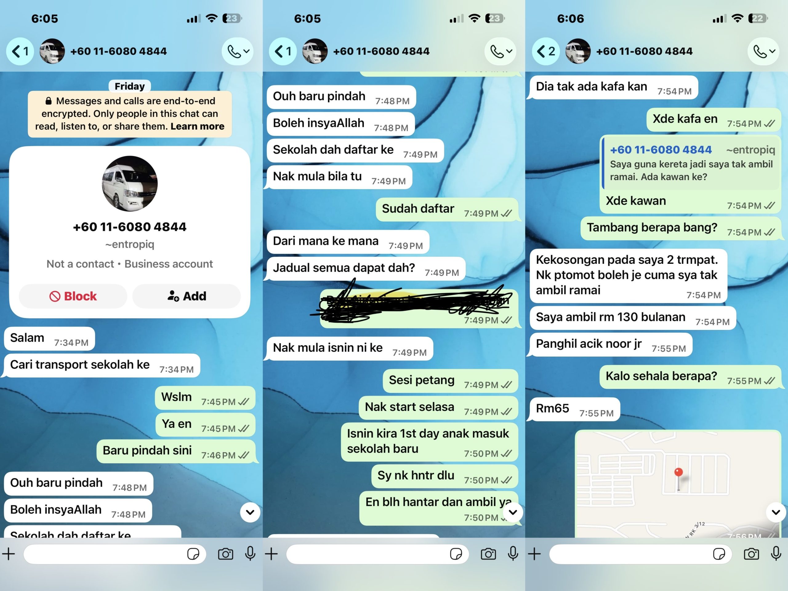 van sekolah 