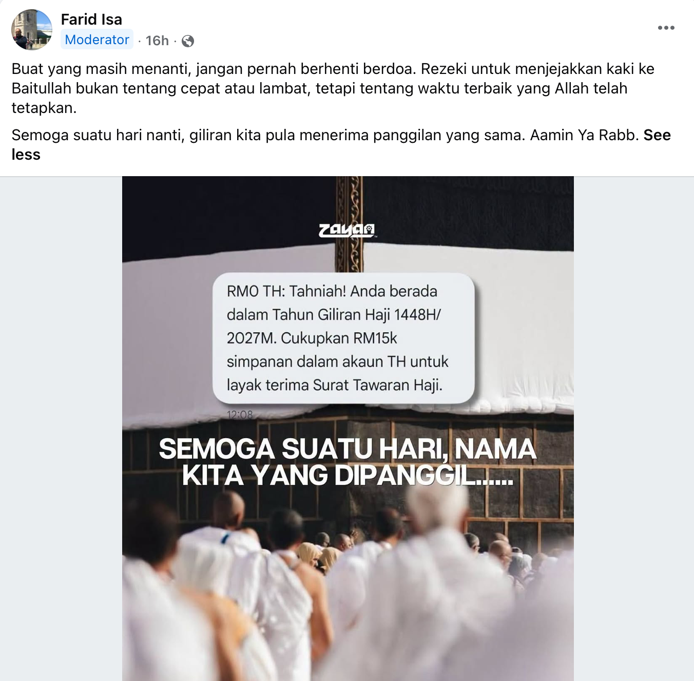 TAWARAN HAJI
