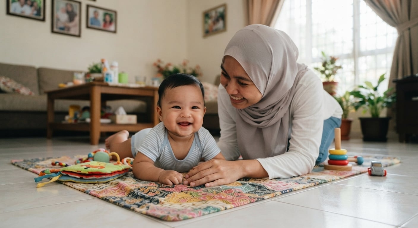 bayi merangkak