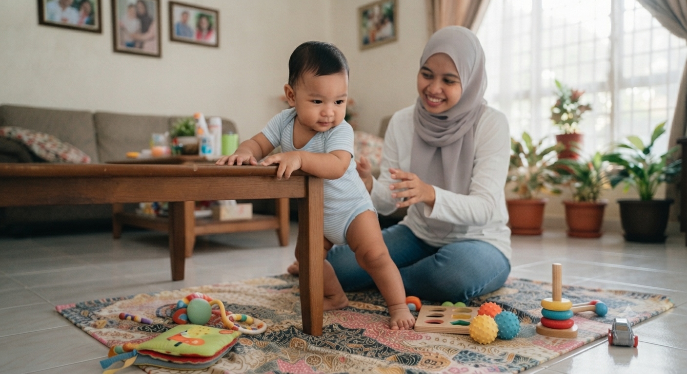 bayi merangkak