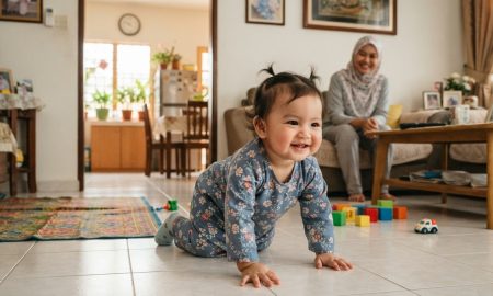 bayi merangkak
