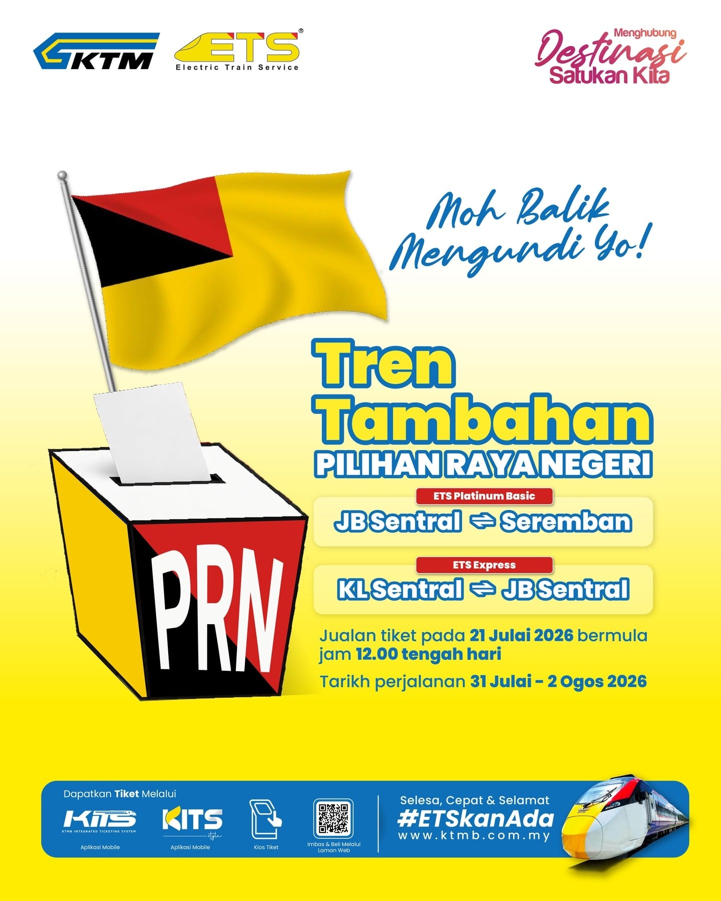 jadual tren