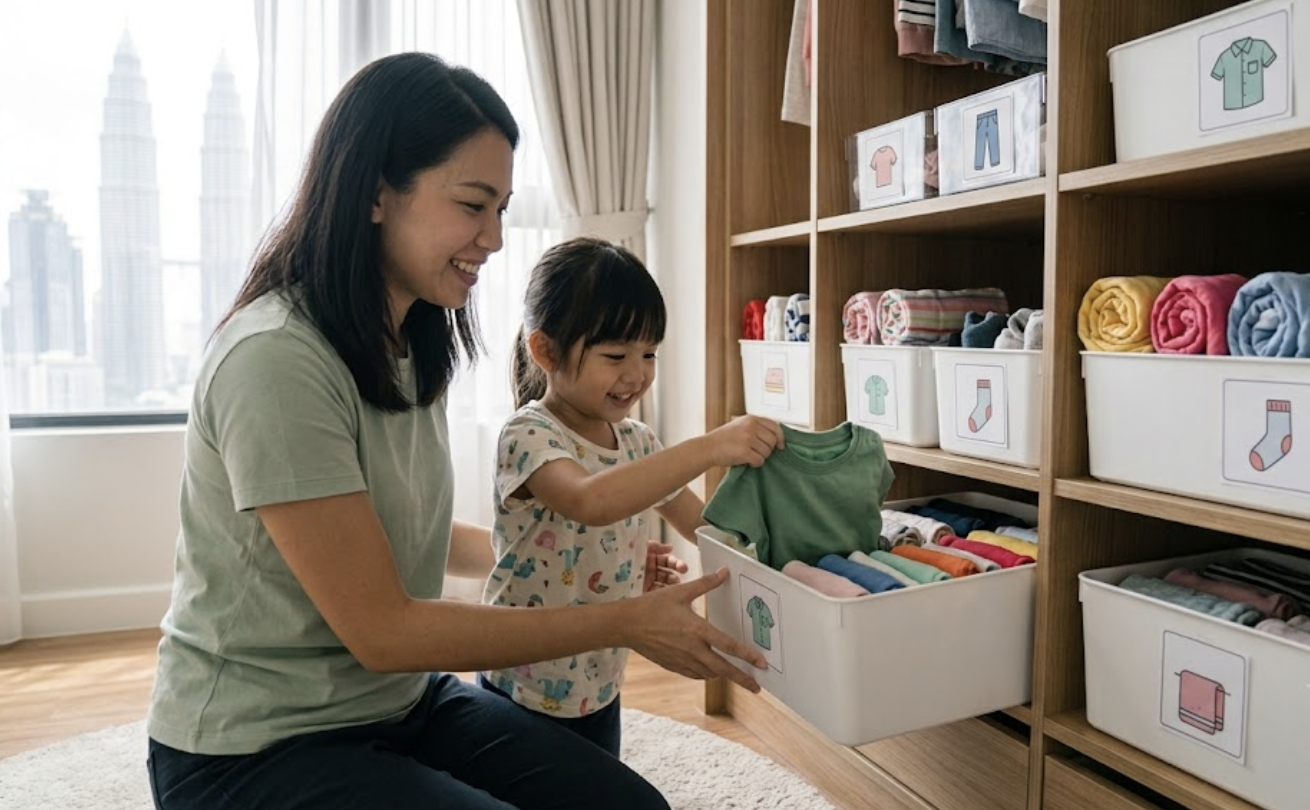 tips simpan barang anak