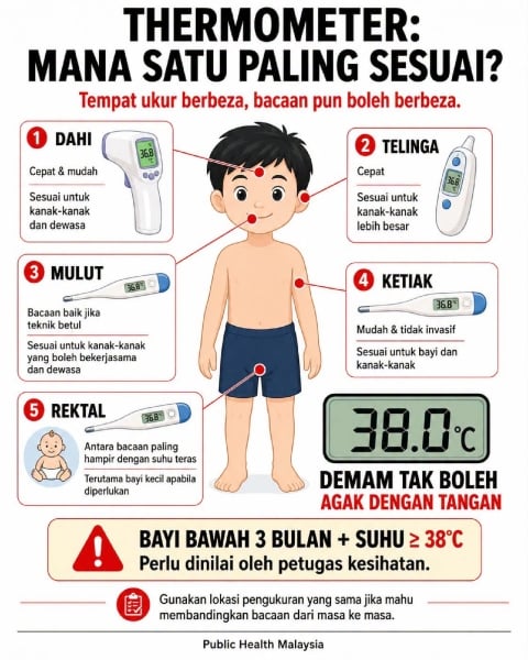 cara ukur suhu
