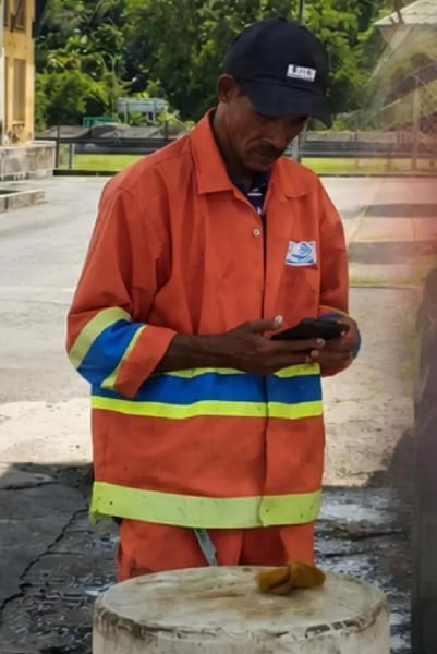 pekerja pembersihan