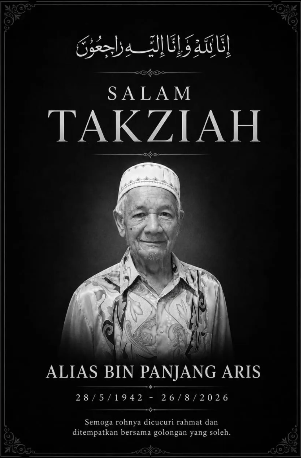 ISTERI MENINGGAL DUNIA