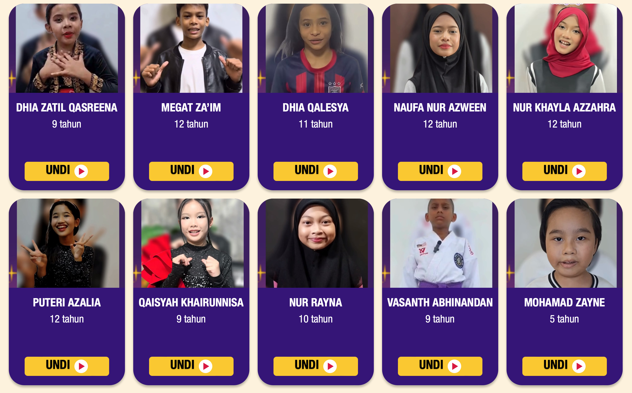 KEMPEN PENTAS LITTLE STAR