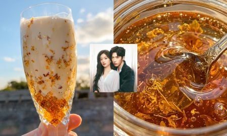 Osmanthus milk