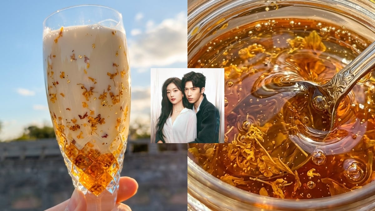 Osmanthus milk