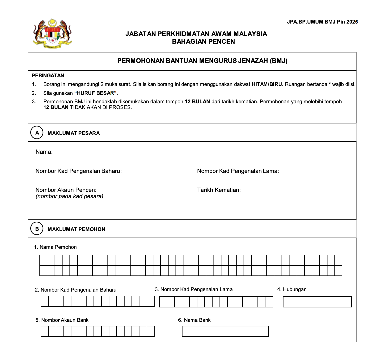 bantuan mengurus jenazah