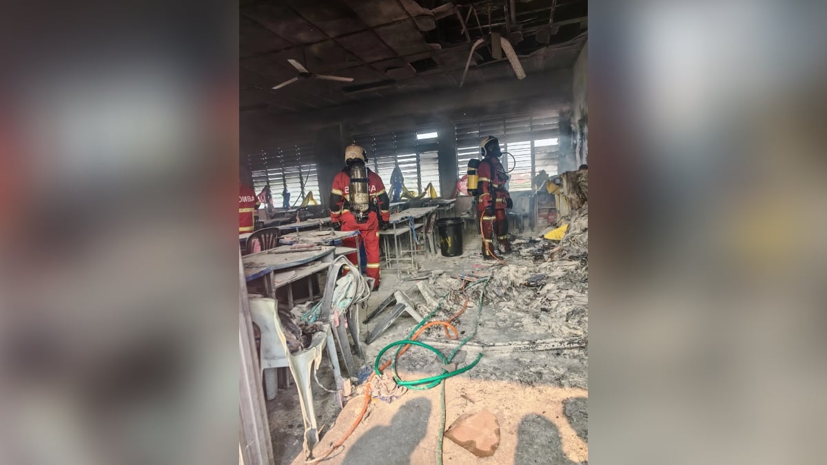 kelas terbakar