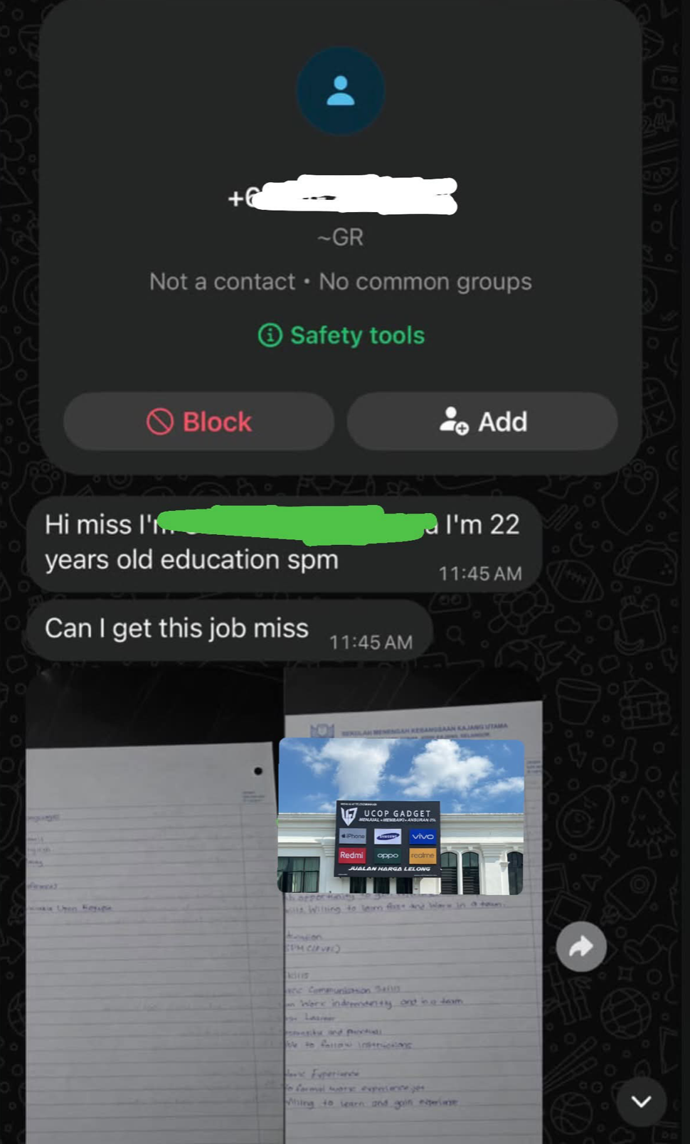 MOHON KERJA