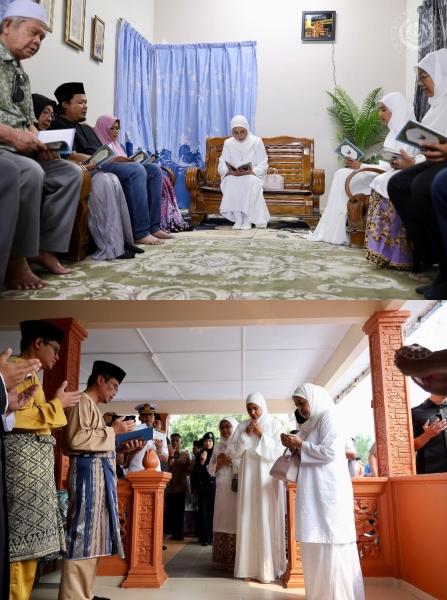 Raja Permaisuri Agong ziarah keluarga Irene Sofiya