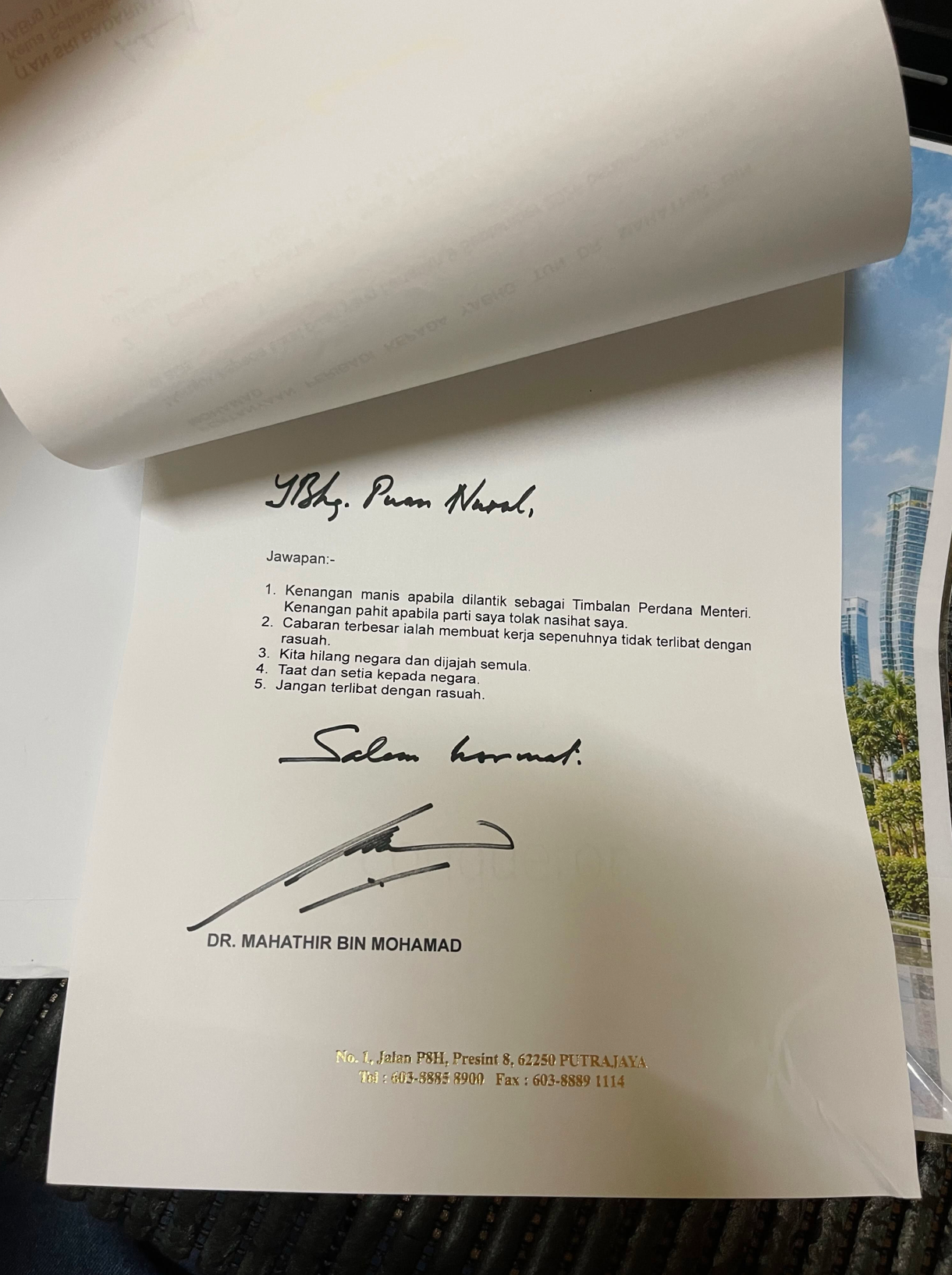 SURAT BALASAN