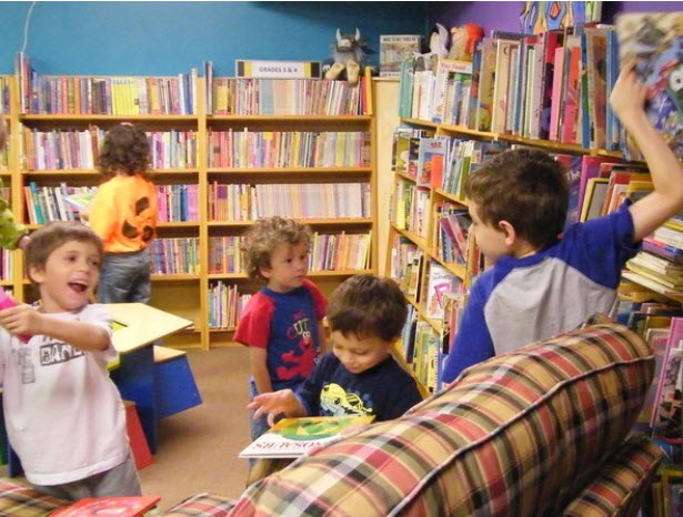 Biarkan anak 'terrorize' kedai buku dan perpustakaan