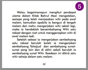 Cara Solat Witir Yang Mudah Dari JAKIM & Bacaan Ringkas