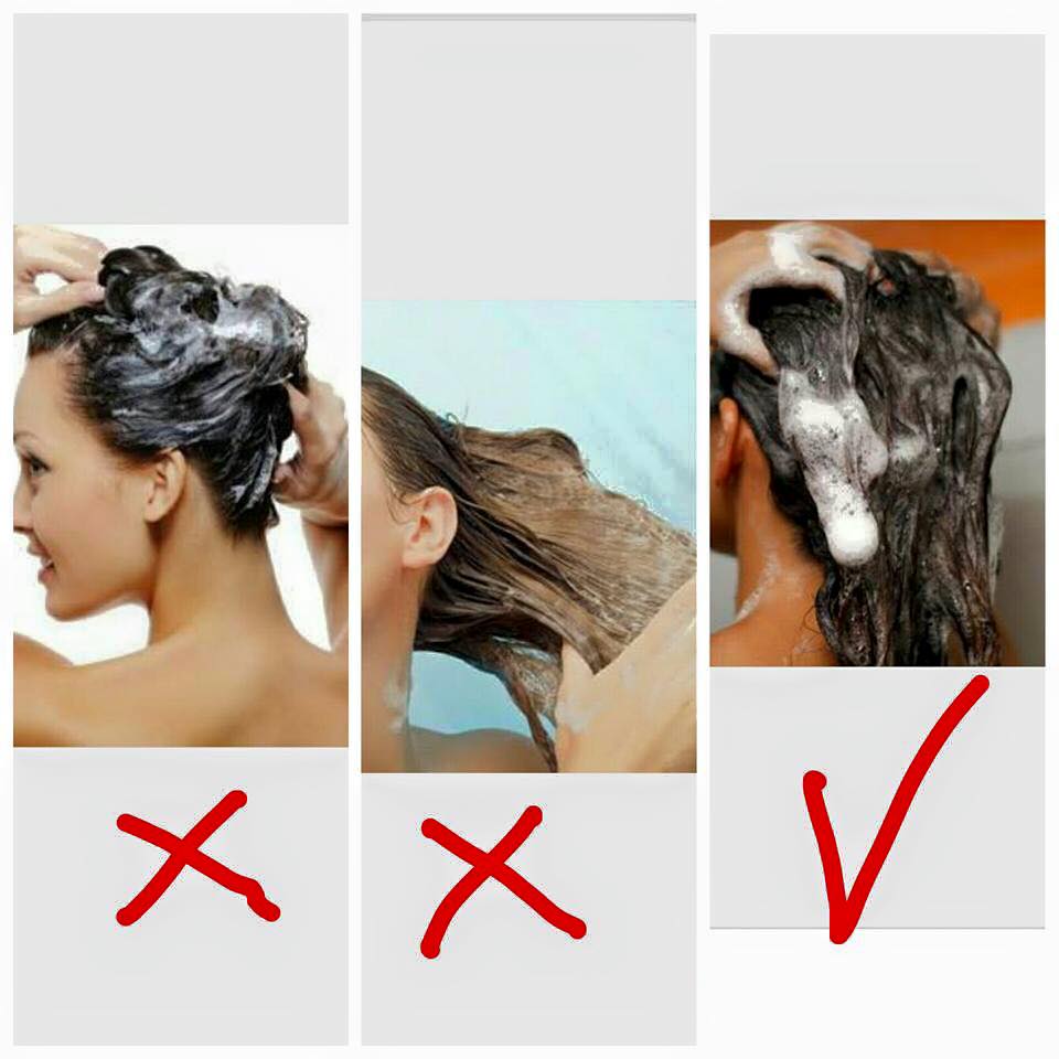 cara mencuci rambut