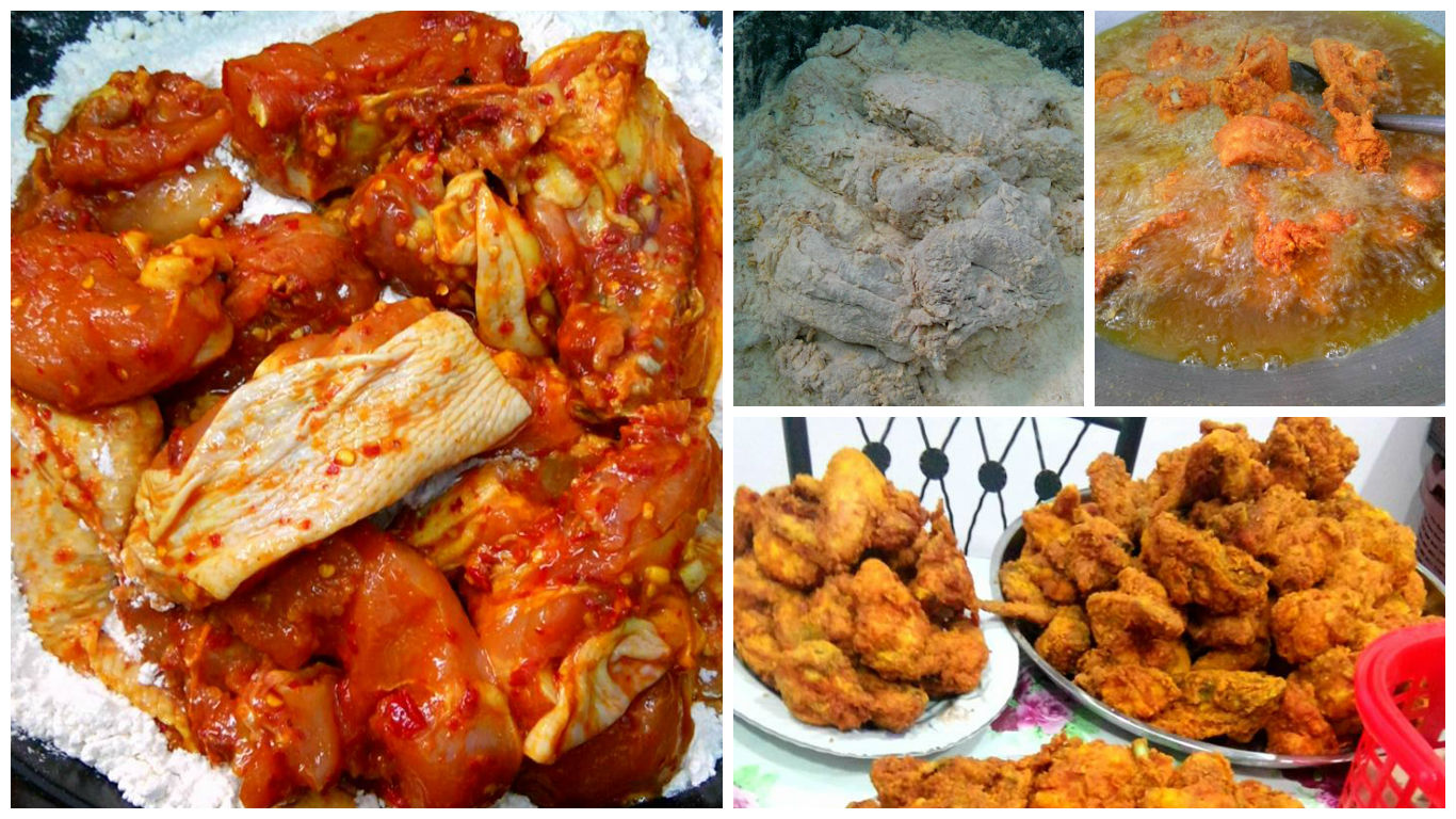Cara Buat Ayam Goreng Spicy Ala Kfc Simple Sangat